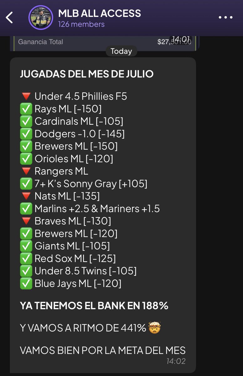 DiasPerfectos's tweet photo. Blue Jays ML la apuesta más fácil de la historia y seguimos EN FUEGO en el MLB ALL ACCESS https://t.co/IKt6zWDmkt