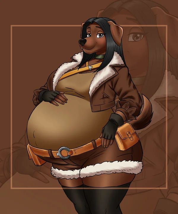 shizu_monik's tweet photo. Harley's get pregnant Commission I have Done For @Marrowmaster1 I hope you like her look in my artstyle. #commission #hyperbelly #preggolover #doggiegirl #bellyrubbing #artisticexpression #creativeprocess #roundbelly #bigbutts #expansionsequence #commissionedart https://t.co/F6WUB4oFY4