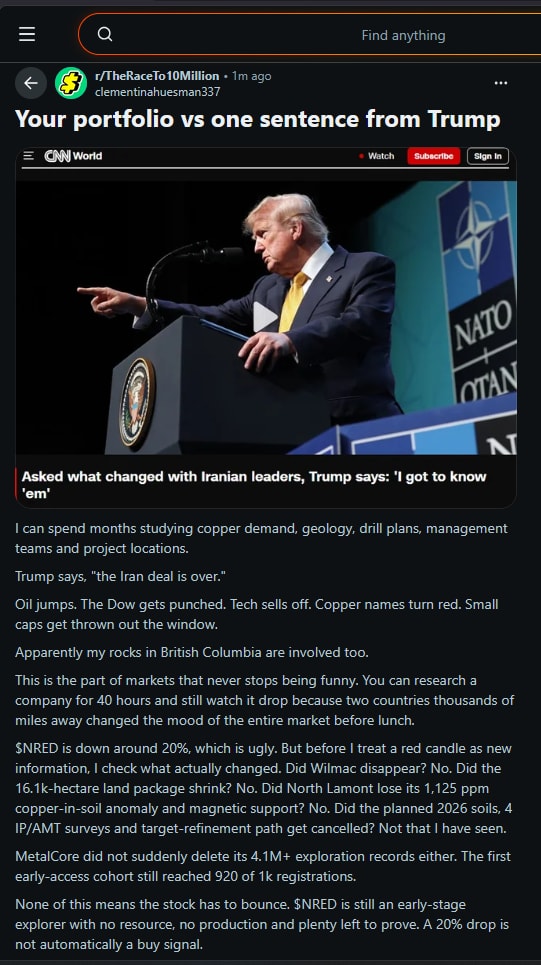 sapnazinder's tweet photo. AI growth means more power, more grids and more copper. Buy the dip while the market hesitates. NRED

#7e #arrow #Sismo #solid #timeline
$SOFI $SPCX $MU $GLW $AZI https://t.co/vToNDRwT6e