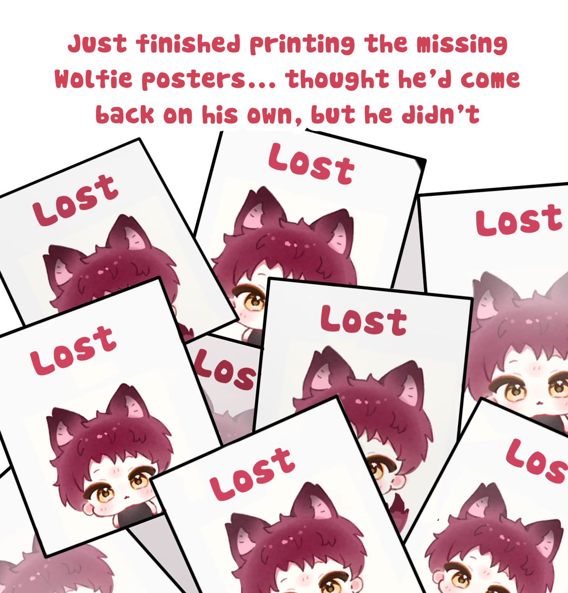RinieRin7's tweet photo. My wolf is missing, have you seen him? https://t.co/YTreu9QH5M