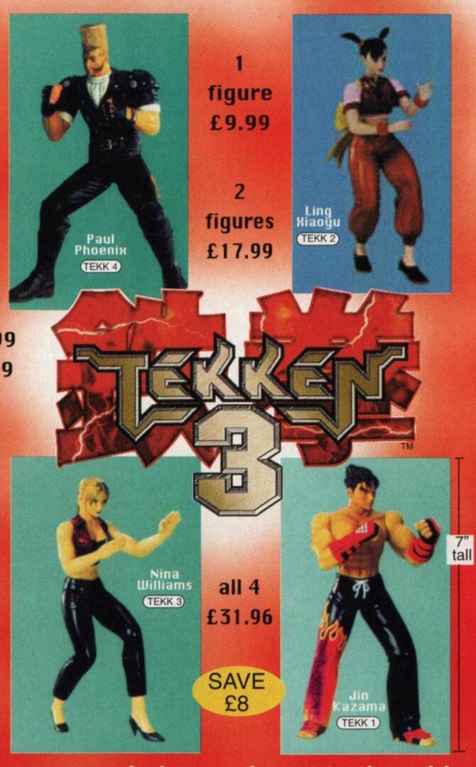 OldGameMags's tweet photo. PlayStation MAX #1, January '99 - Toys for 'Tekken 3' on the PlayStation.
 https://t.co/RiQfj08T2j https://t.co/IuELpmhVmV