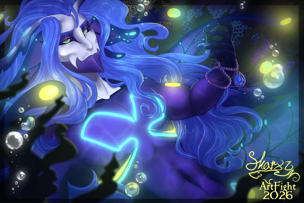 Sharxz's tweet photo. Some recent attacks done for #ArtFight💛
Maris belongs to probablyalice /AF
Neptune belongs to kaporal-Kira /AF https://t.co/vI5VzUjMpv