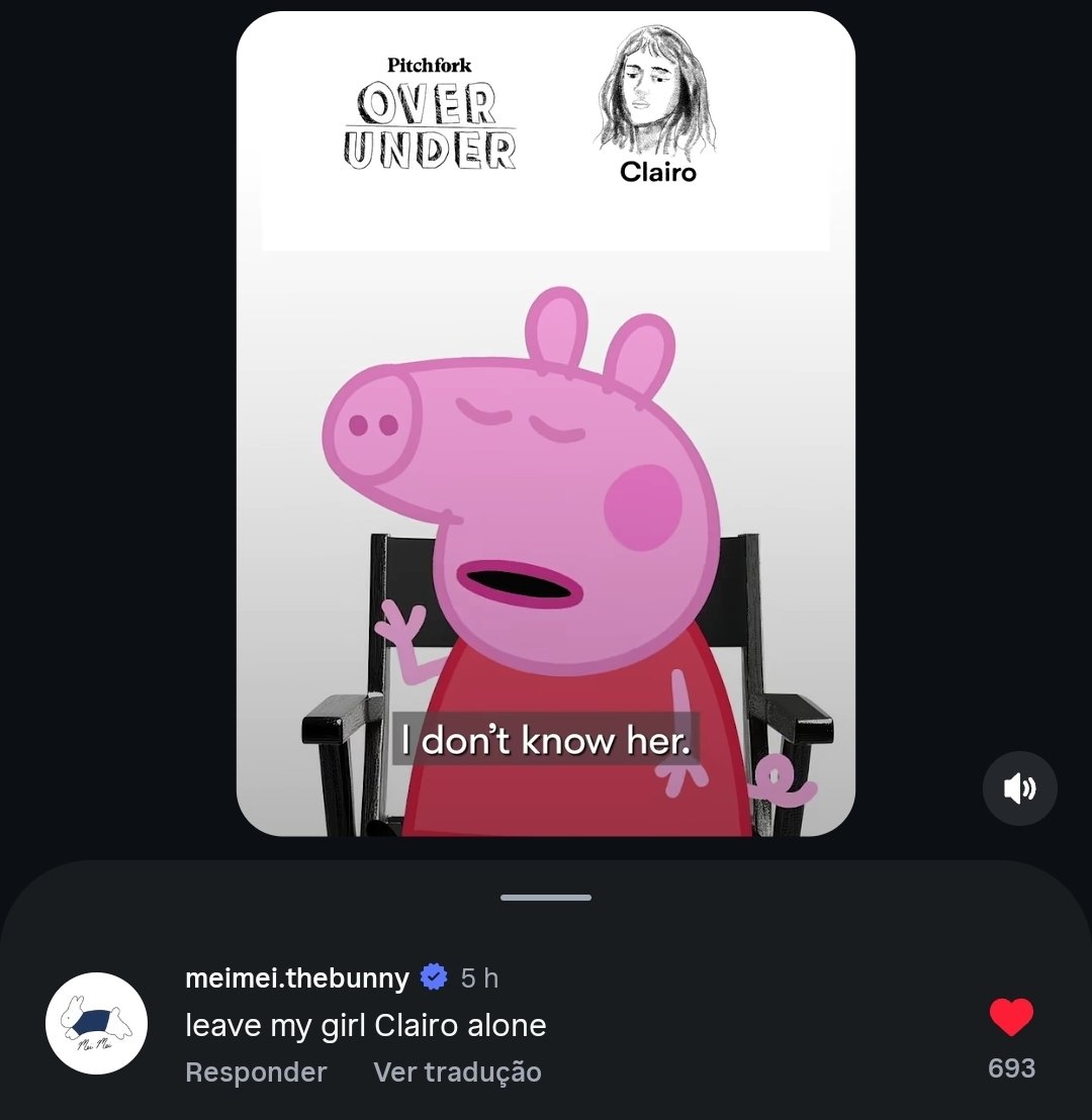 laufeyacervo's tweet photo. to morrendo a conta da mei mei defendendo a clairo https://t.co/25DSWN4lxy