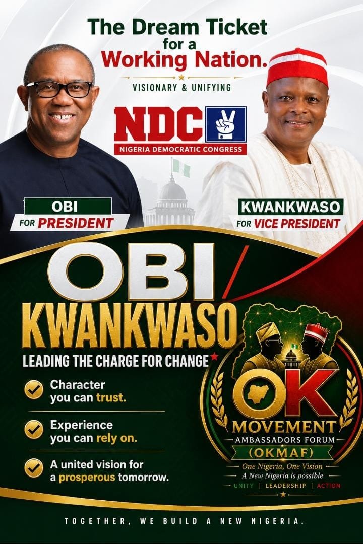 Okambassadors's tweet photo. A New Nigeria is possible, get your PVC ready, let's vote competent leaders, character we can trust. We are OK with OK https://t.co/5cUEYi1Z3O