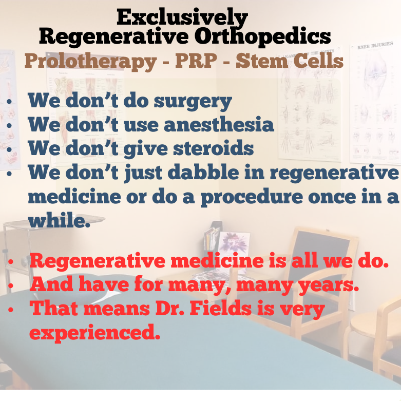TheAthleticDoc's tweet photo. We offer Regenerative Orthopedics exclusively. No surgery. No anesthesia. No steroids. We don’t just dabble in regenerative medicine. It’s all we do - offering regenerative medicine for many, many years. So that means our clinicians are very experienced.
https://t.co/1JTJwNXSic https://t.co/4cxIGuCru1
