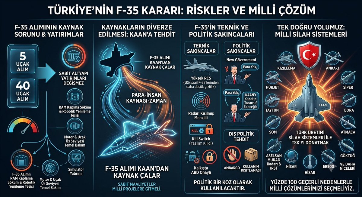 KAANTF_23's tweet photo. 🚩F-35 alımı bizi nereye götürür?
Bu görseli inceleyebilirsiniz.