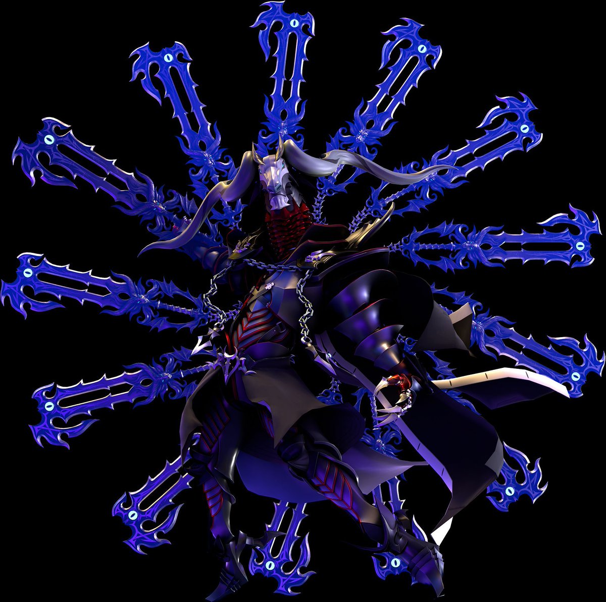 Sundown_Ageha's tweet photo. All that power, all those keyblades, and Xehanort just wanted it to look like a goat? All right then. https://t.co/tU3brg9ynE