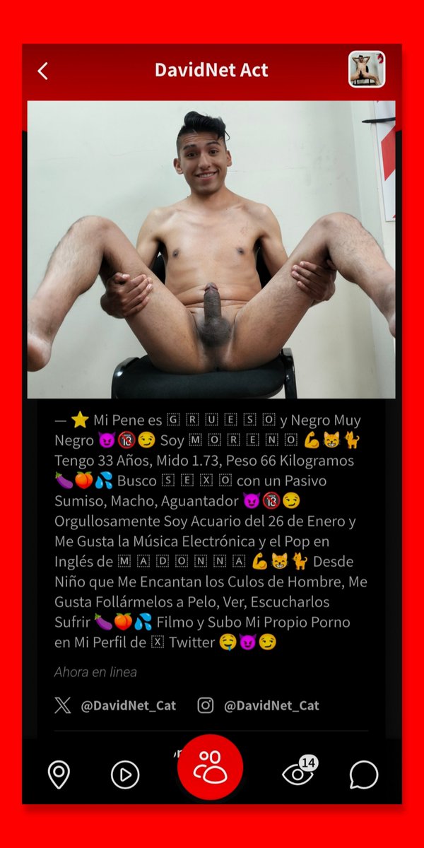 DavidNet_Act's tweet photo. — ⭐ Soy 🇩 🇦 🇻 🇮 🇩 🇳 🇪 🇹 🫀🌹🩸 Estoy Debidamente Registrado en @TheBlowersES 🍆🍑💦 Tengo 33 Años, Soy Moreno, Mido 1 73, Peso 77 Kilogramos 😈🔞😏 Mi Pene es Grueso, Negro y Busco un 🇭 🇪 🇲 🇧 🇷 🇮 🇹 🇴 para Detonar Su Ano Delicioso 🍆🍑💦 https://t.co/apEPDFWHL0 🌎 https://t.co/lQiG49CWNE