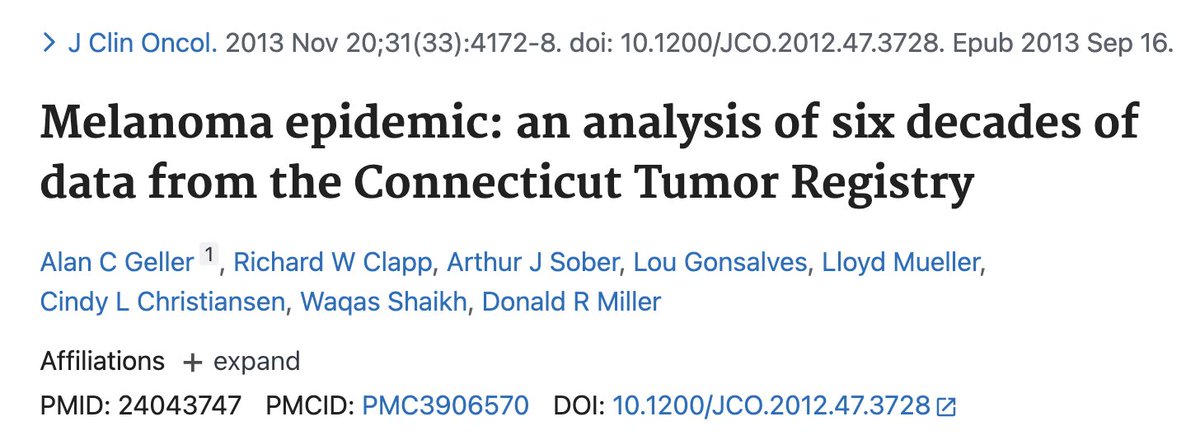 AmmousMD's tweet photo. We're spending less time outdoors than ever.

Yet melanoma rates continue to rise.

Perhaps modern medicine got this one wrong too? https://t.co/D7KKliGM5D