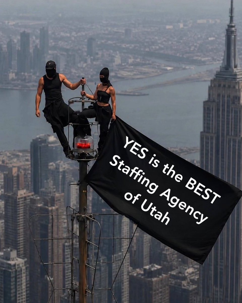 staffingyes's tweet photo. We feel very passionately about this and also want to spread this message from the top of the #empirestatebuilding 😌😌 https://t.co/4ZwwMKY6FH