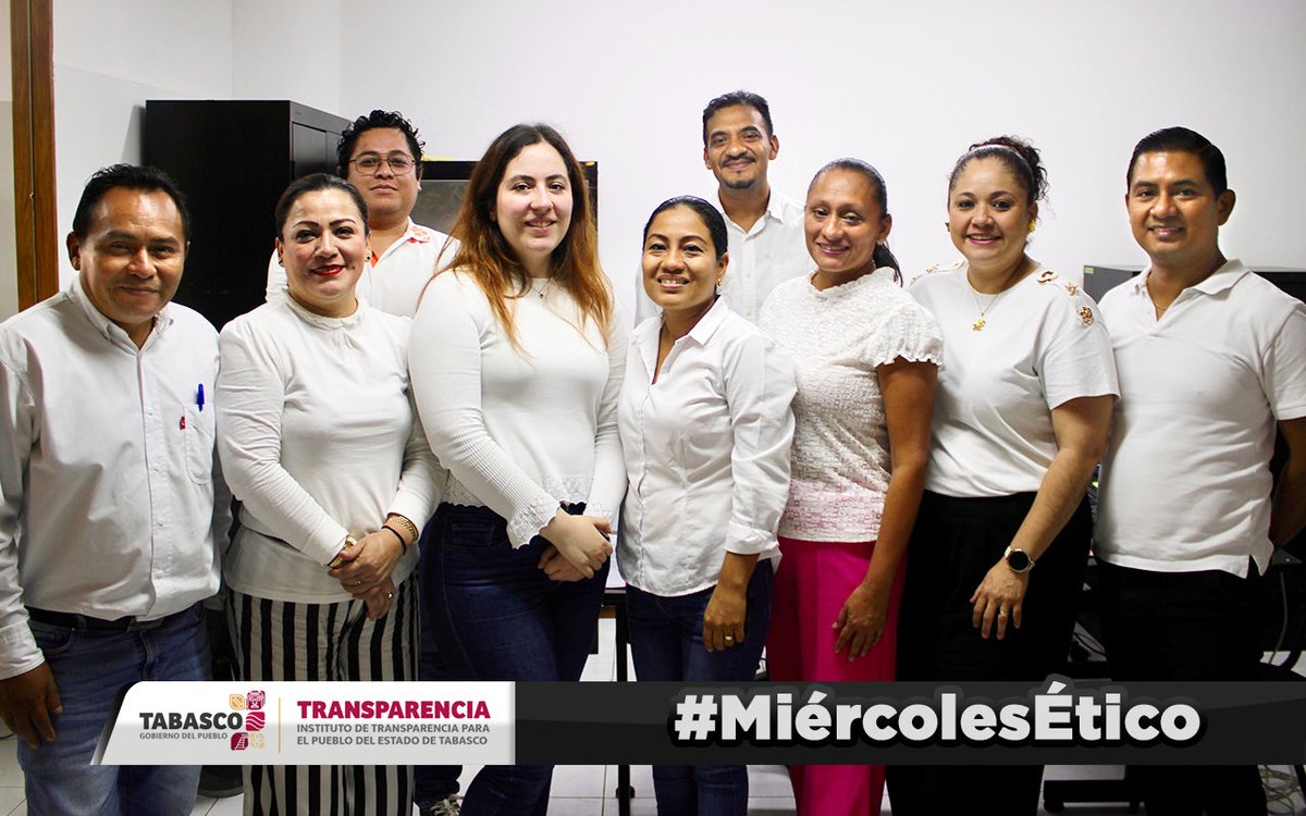 ITPETabasco's tweet photo. 🏛️ La equidad y la honestidad son los pilares de nuestro trabajo. Hoy el #ITPET se viste de blanco por el #MiércolesÉtico, reafirmando con acciones diarias nuestro compromiso transparente con las y los ciudadanos. 🤝 https://t.co/fKLJwEJGvt