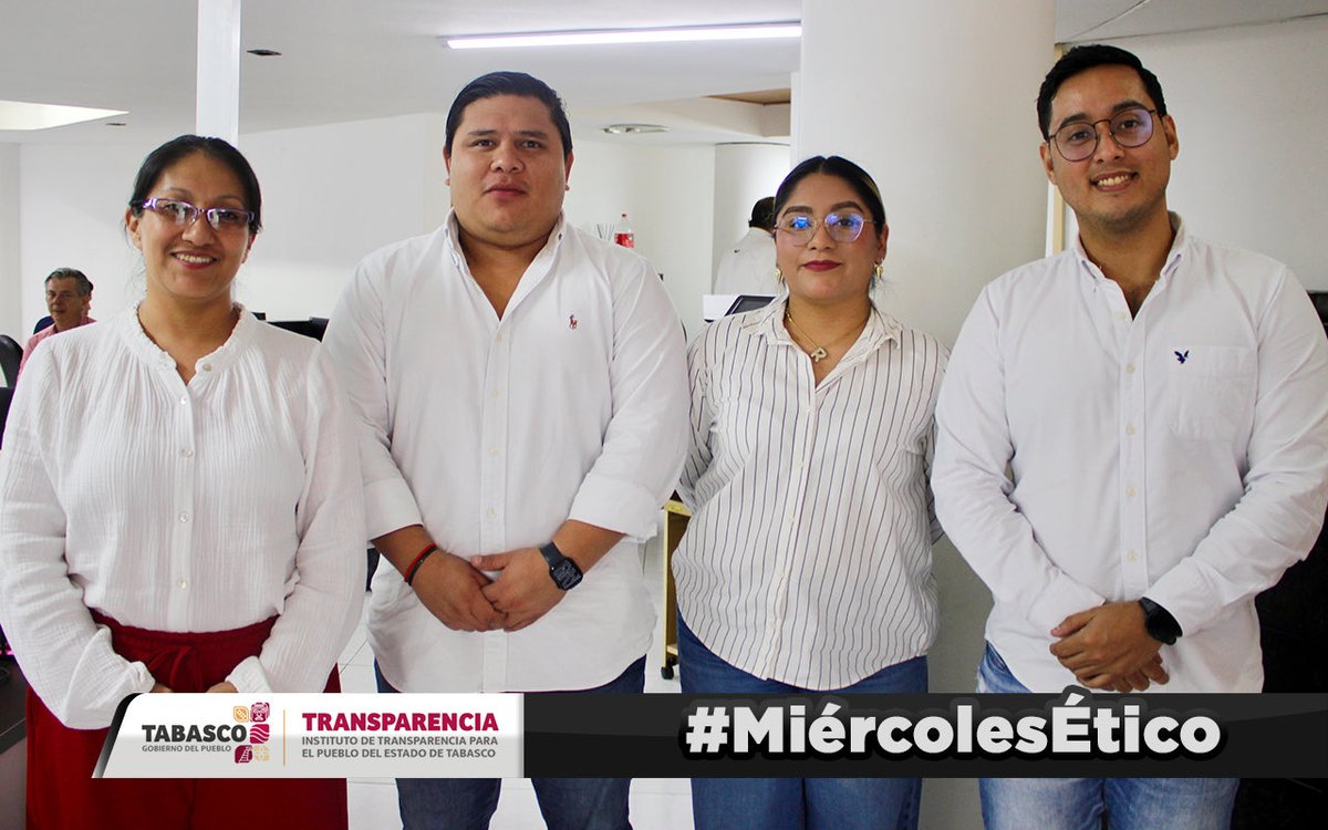 ITPETabasco's tweet photo. 🏛️ La equidad y la honestidad son los pilares de nuestro trabajo. Hoy el #ITPET se viste de blanco por el #MiércolesÉtico, reafirmando con acciones diarias nuestro compromiso transparente con las y los ciudadanos. 🤝 https://t.co/fKLJwEJGvt