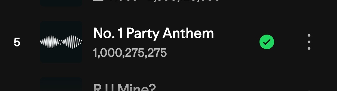 whoisjamiecook's tweet photo. No 1 party anthem llegó a mil millones 🗣️🗣️🗣️ https://t.co/YeslFLztEo