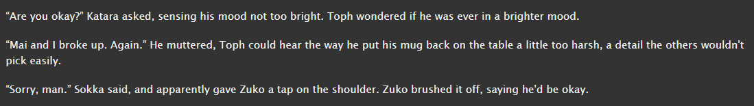 luadobosque's tweet photo. Chapter 03 of 'imgonnagetyouback' is out now!!
It's a shorter chapter, so I will post chapter 4 on Friday as a gift. <3
https://t.co/WsSuuN51Lv
#zutoph #toko #zuko #toph #atla https://t.co/EQo6nIfl2a