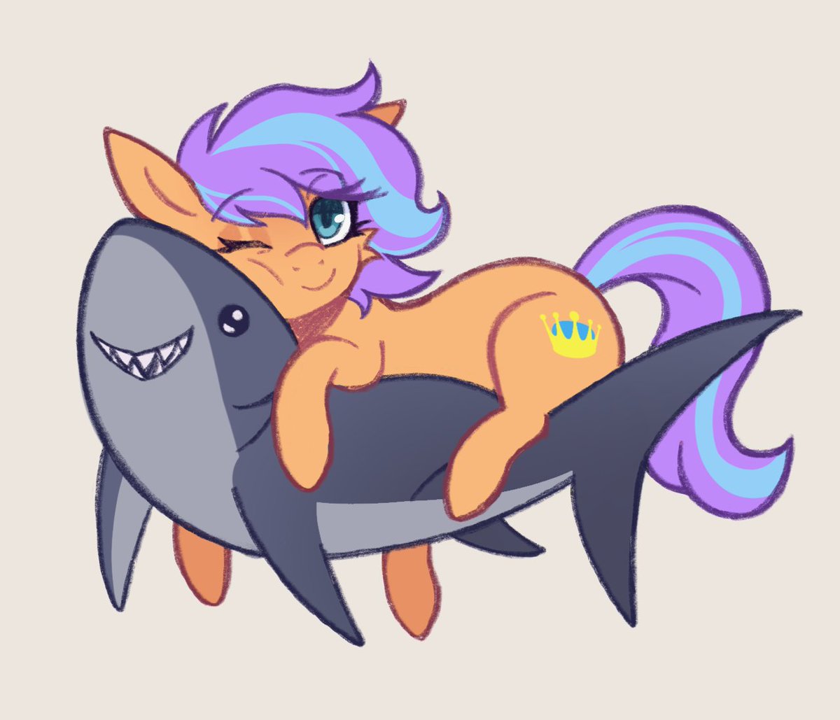 SFWRaare's tweet photo. Rare and her favorite shark, Lil' Tooth. (ifykyk)

YCH via 🎨@cowboypony  💜 https://t.co/46XiAnnSnh