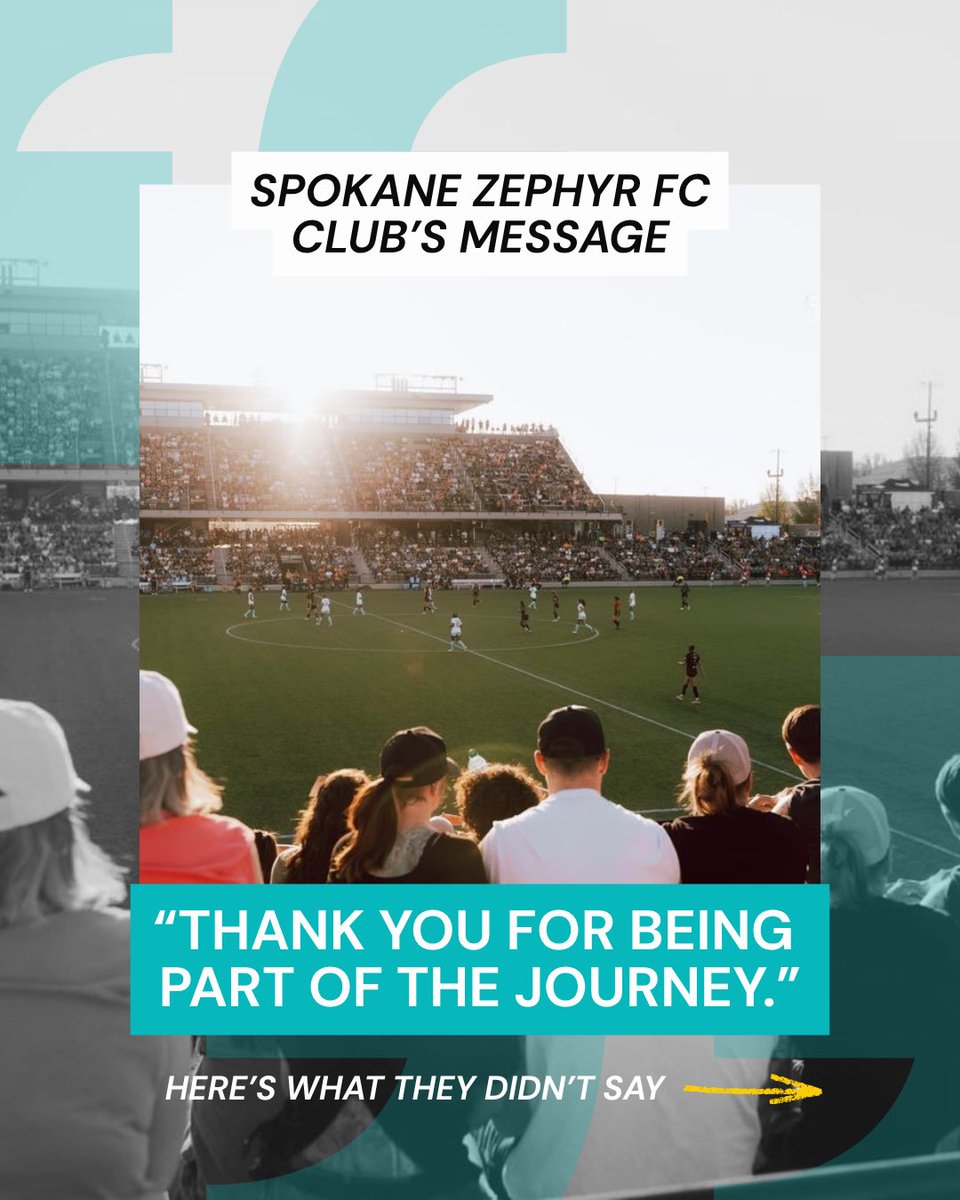 USLPlayers's tweet photo. A thank you doesn't replace a job. It doesn't replace a contract. And it doesn't excuse accountability.

Players deserved better from Spokane Zephyr FC and its ownership.

The USLPA will keep standing with every player. Because "thank you" means nothing without accountability. https://t.co/r4SnaR8zrN