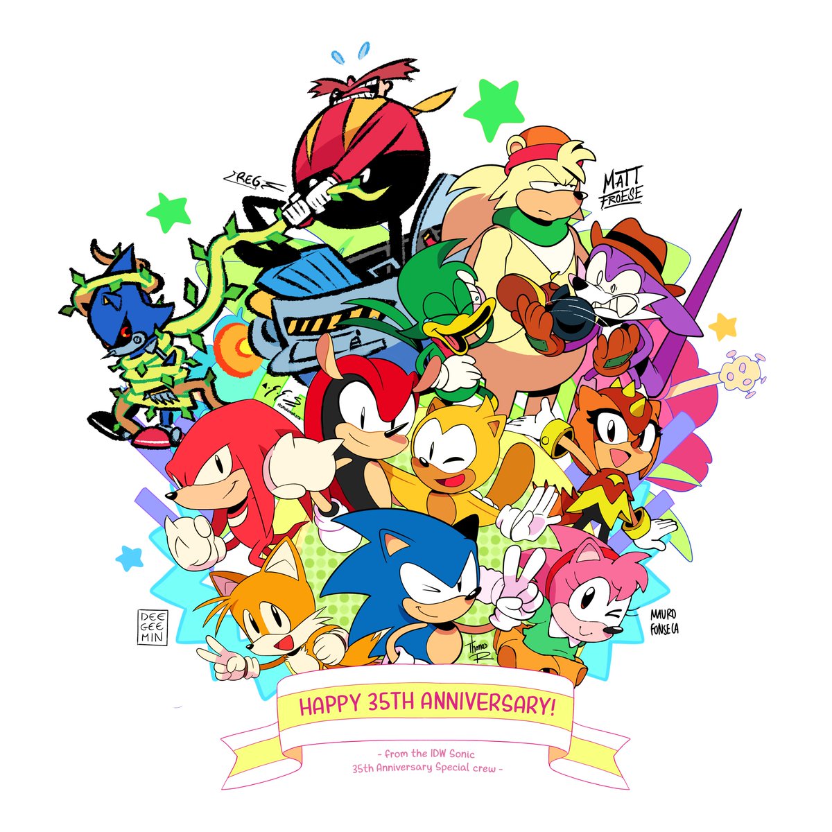 DELTAHEAD_'s tweet photo. HAPPY SONIC 35TH ANNIVERSARY SPECIAL RELEASE DAY!! 💙💙 our team pulled together to make a fantastic comic for yall, and i am so glad to see that people are enjoying it. thank you all for your support, and happy reading!! https://t.co/EvMFM1zMvw