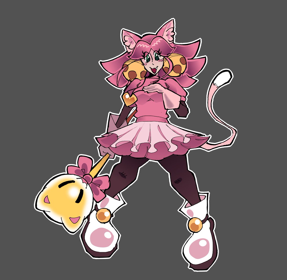 QubaIsFake's tweet photo. CUTIE MEW MEW MAGIC!!! https://t.co/W73obmAjEK