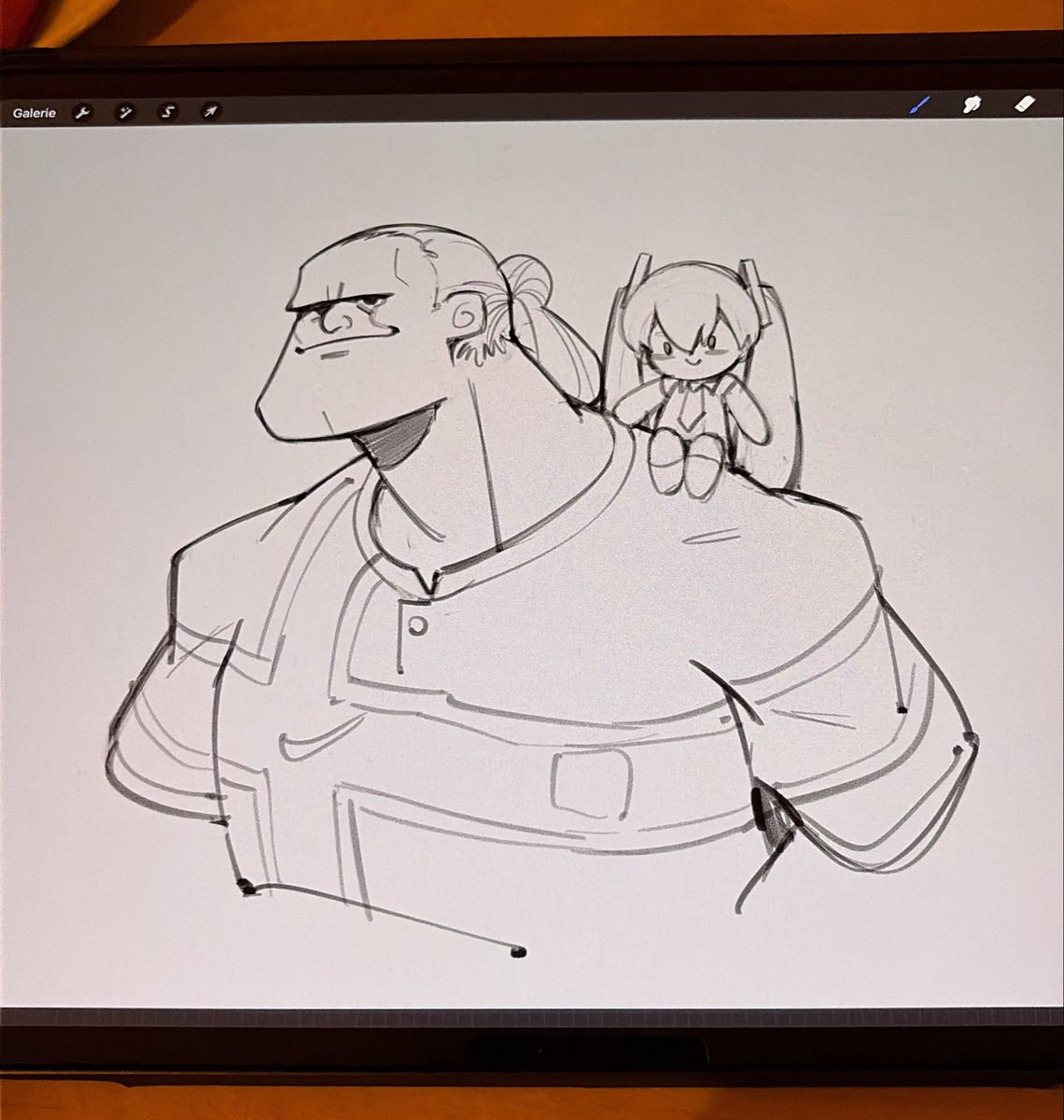 Felix_Th_'s tweet photo. Haaland and miku https://t.co/59pLdjgSEf