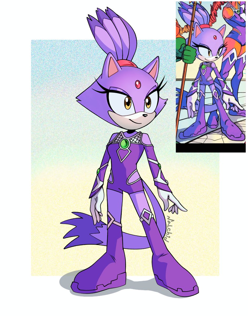 cabeza_valerie's tweet photo. Redraw de la michi de fuego 💜❤️‍🔥

#blazethecat #sonicrossoverwithDC https://t.co/Rc5PejV2Ic