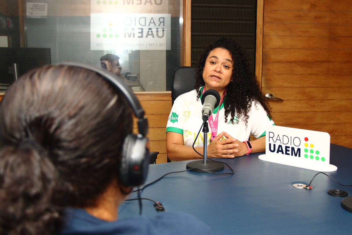 radiouaem's tweet photo. En #UAEMContigo conversamos con Kenia Carpintero, jefa de Oficina de Cultura Física y Deporte del IMSS Morelos, sobre el Curso Vacacional Recreativo 2026, una iniciativa que promueve la activación física, la convivencia y el desarrollo integral de niñas y niños.

#RadioUAEM https://t.co/nWaECzE3ni