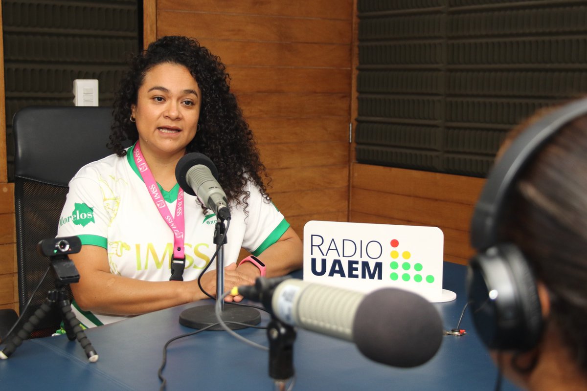 radiouaem's tweet photo. En #UAEMContigo conversamos con Kenia Carpintero, jefa de Oficina de Cultura Física y Deporte del IMSS Morelos, sobre el Curso Vacacional Recreativo 2026, una iniciativa que promueve la activación física, la convivencia y el desarrollo integral de niñas y niños.

#RadioUAEM https://t.co/nWaECzE3ni