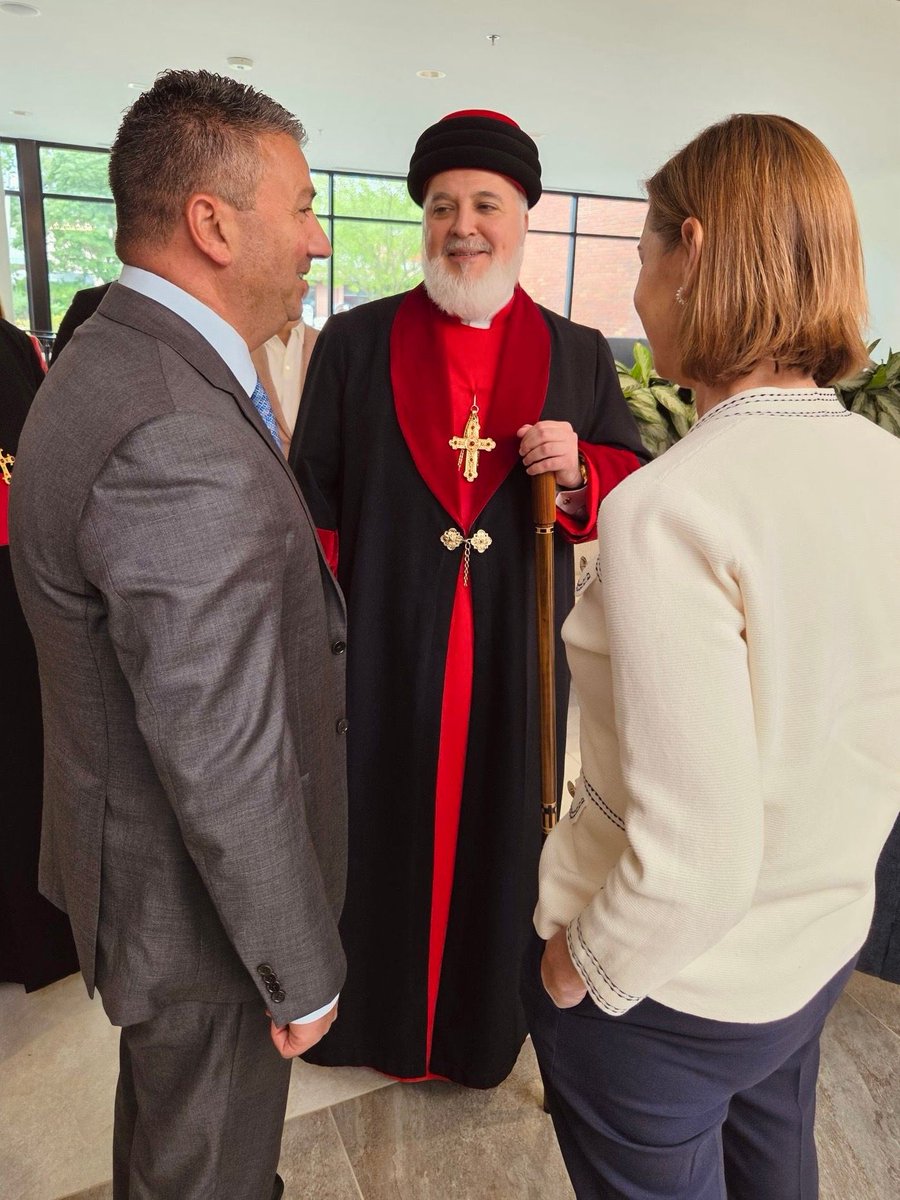 SenatorSlotkin's tweet photo. Our Chaldean-American community is part of the fabric that makes Metro Detroit so unique. A pillar of this community is the Chaldean American Chamber of Commerce, which promotes and preserves their cultural heritage (as far back as the medieval period) and encourages businesses and economic growth. I got to sit down for a discussion with the Chamber's leaders and tour their new campus in West Bloomfield, which includes a business accelerator, a radio studio, and even a museum.