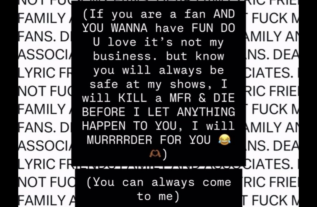 iAmLyric's tweet photo. @unclefreezy25 I speak about suicide and assault in my music, poverty and trauma… people who connect to those themes may be  vulnerable and should be protected 

BUUUUUT… 
(U are correct) 

💕💕 https://t.co/m6SW5dY3bV