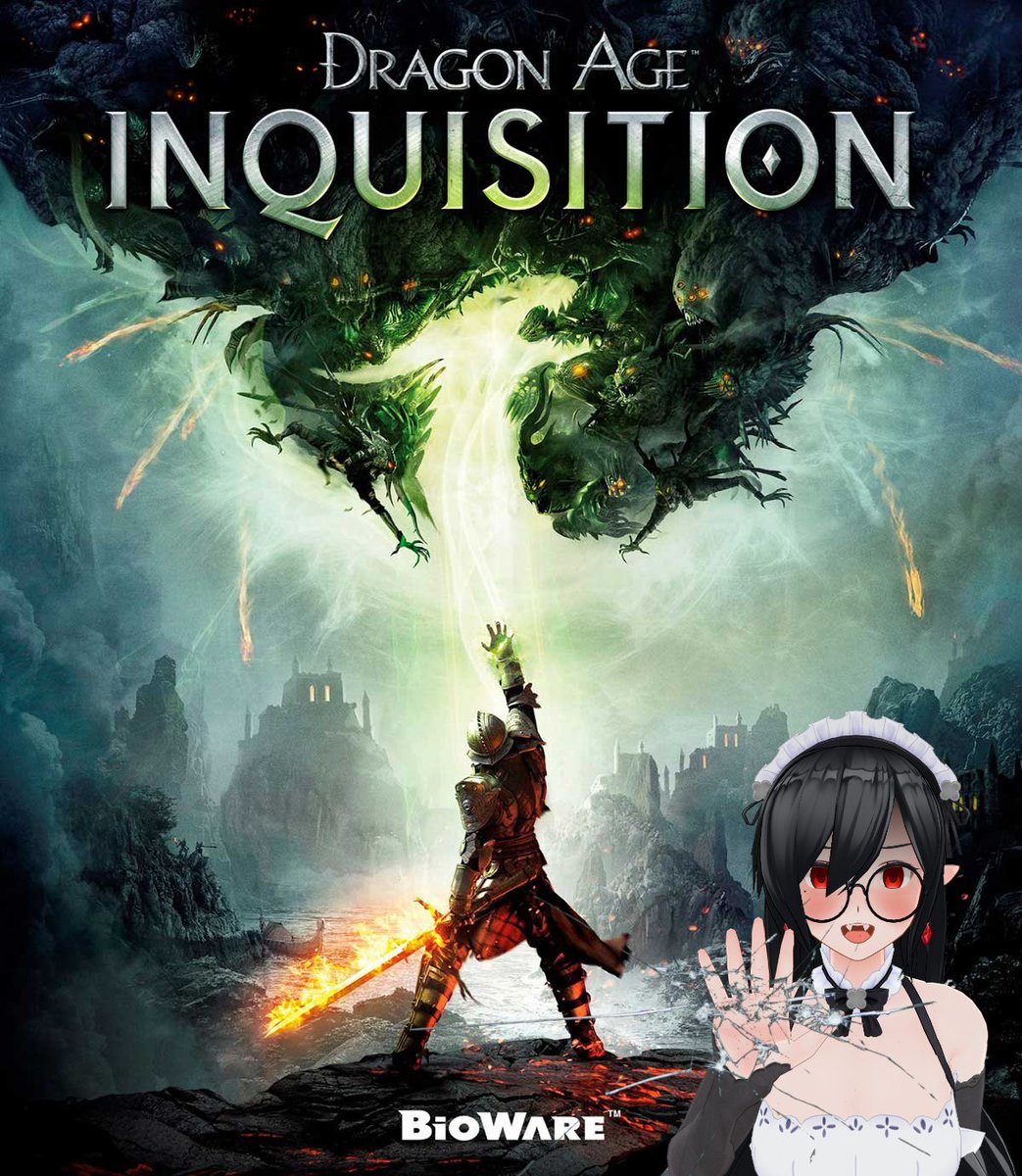 Yoh425146766's tweet photo. Live playing #DragonAgeInquisition! Gonna go over the keep rq before we jump into things. Links in reply as always!
#DAI #DragonAge #BioWare #ENVTuber #VTuber #Vamprie #VampireVT #MaidOutfit https://t.co/cj2x6AMP10