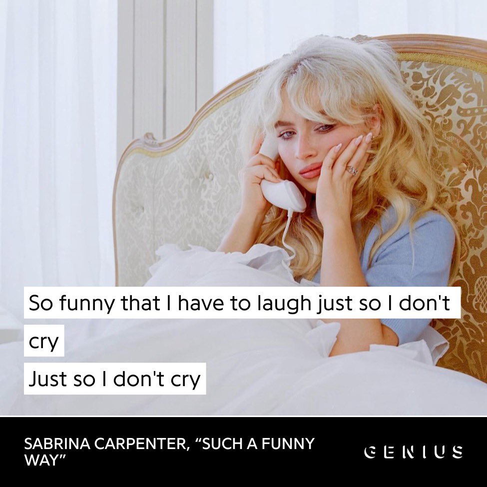 NVRGETTINGLAlD's tweet photo. sabrina is a musical genius. the way she places the tracks on each album is never accidental. the last lines of her recent releases deserve special recognition because their placement alone turns them into the most fitting conclusion to everything that came before https://t.co/3pspPhLW2c