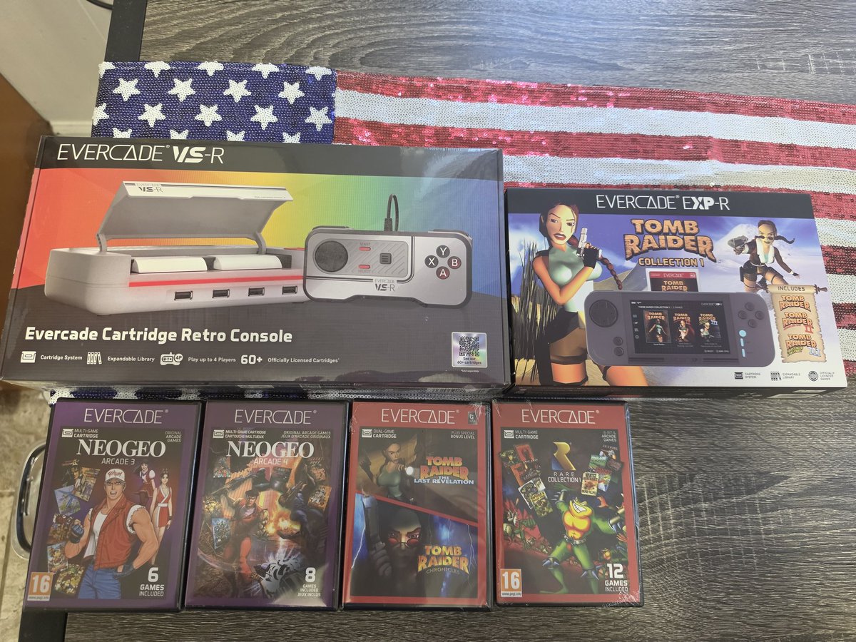 mattmccarty's tweet photo. What a fun mail day! After some recent gaming news I decided to vote with my wallet. #foreverphysical @evercaderetro https://t.co/QdYov4NU0e