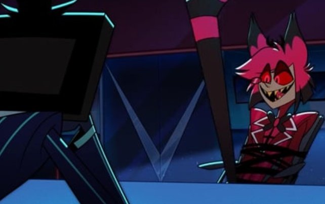 Weeblez_Wobblez's tweet photo. I still can't get over Alastor using his legs to communicate https://t.co/Q9DV4HdEbx