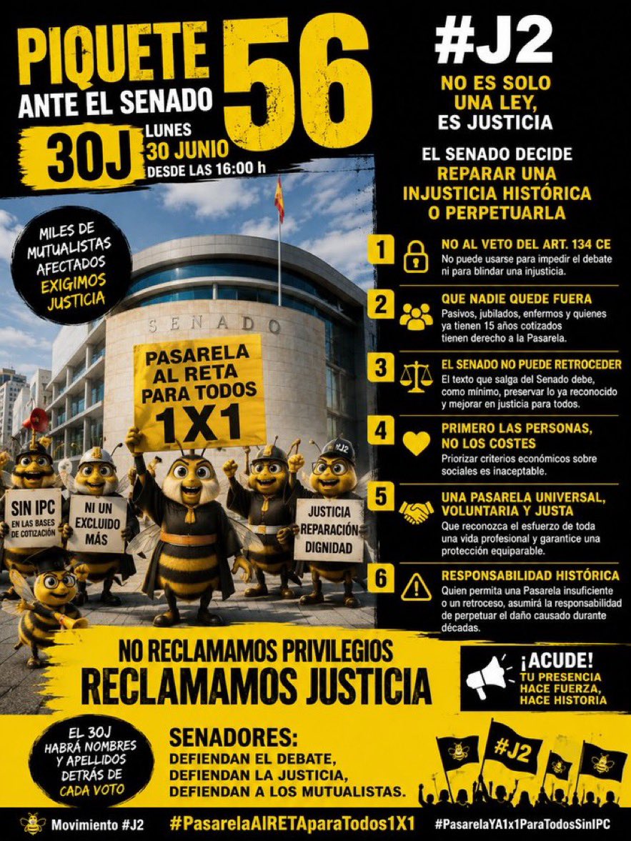 MafOlmo's tweet photo. @ppopular 
@PSOE 

JUSTICIA 
Pongan fin a la desprotección de 100.000 mutualistas alternativos 

- eliminen  exclusiones 
- 1x1 tiempo 
- 1x1 cotización 
-NO  IPC
- Coeficiente inferior a 0,67

#PasarelaPrecariaPPSOE https://t.co/F5bRw2I62C