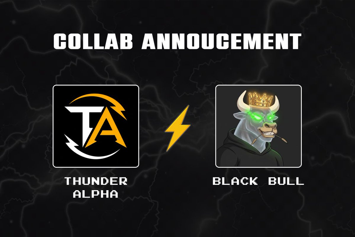 ThunderAlpha_'s tweet photo. We are proud to announce our collaboration with Black Bull by @SOLsesame !! https://t.co/u1O8qwjCVx