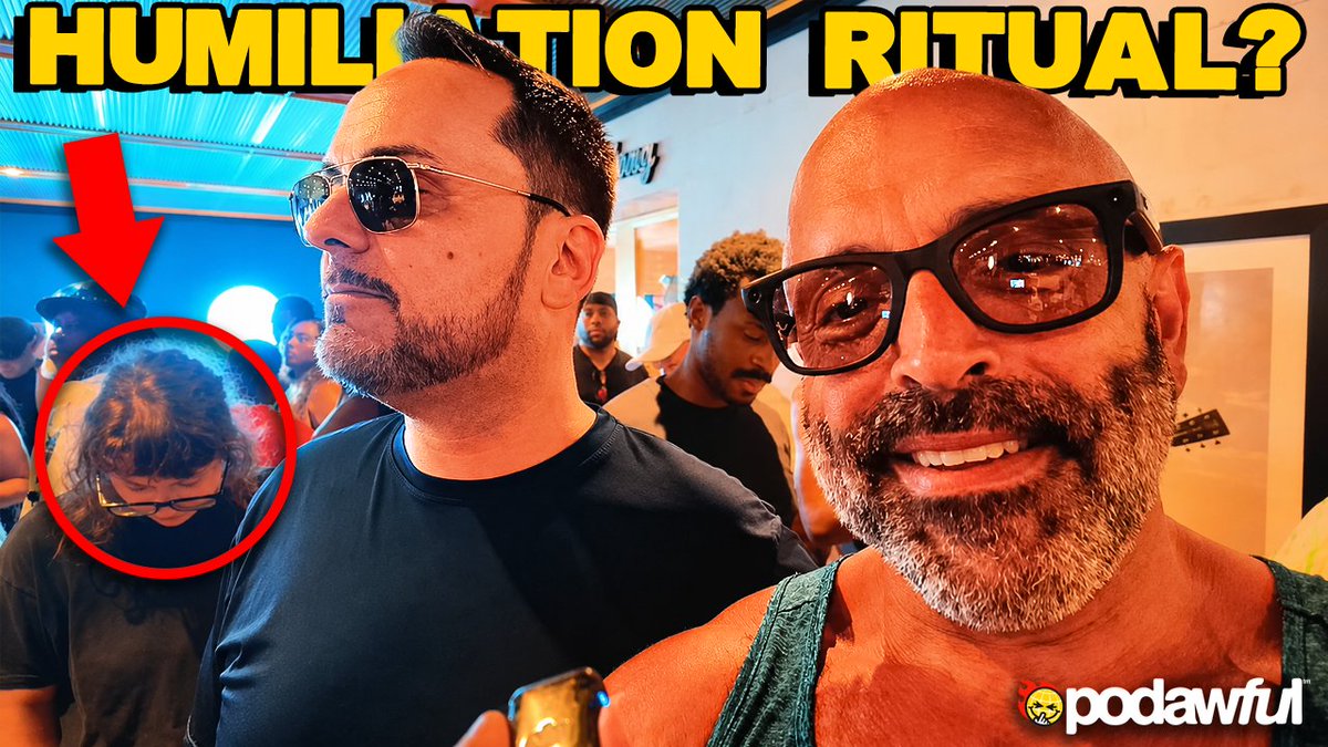 PODAWFUL's tweet photo. [loading...] LIVE TONITE @ 8PM EASTERN

https://t.co/DS8PBmHr2E (take two)

Royce and Mersh's CUCK CRUISE video is revealed, and the entire thing seems like a humiliation ritual. I'm not sure for who though, Mersh making his cameo appearances, or Icedanc3r getting caught lumbering in the background like BIGfoot.