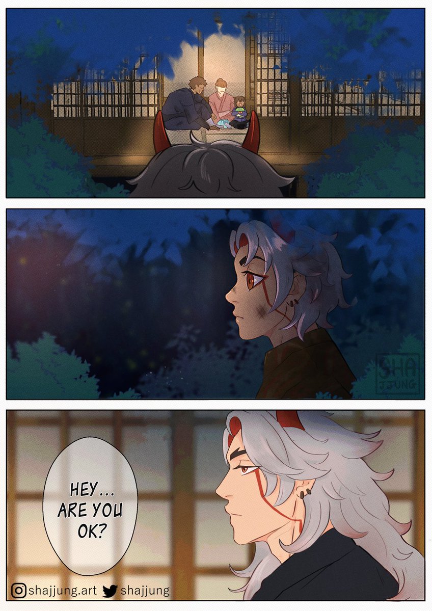 shajjussy's tweet photo. Family AU (8) (1/2) 

❤️‍🩹

#AratakiItto #gorou #ittorou https://t.co/PUb1JIIfT1