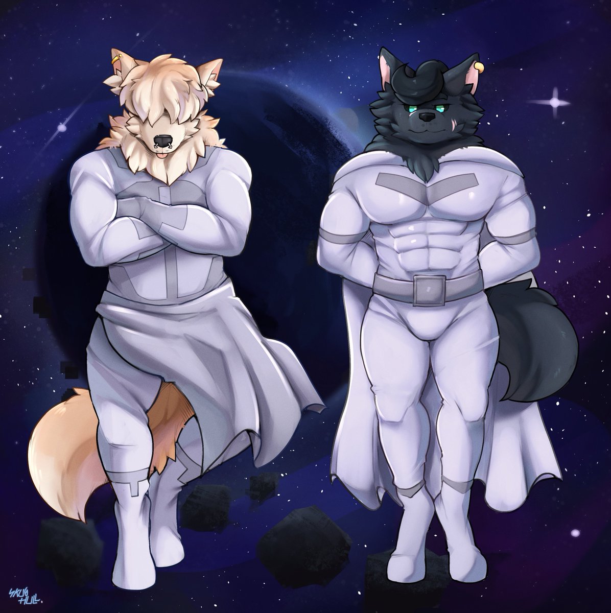 skughull's tweet photo. Commission for @VisKizzz!
i liked doing this one a lot! https://t.co/V5gg334wYz