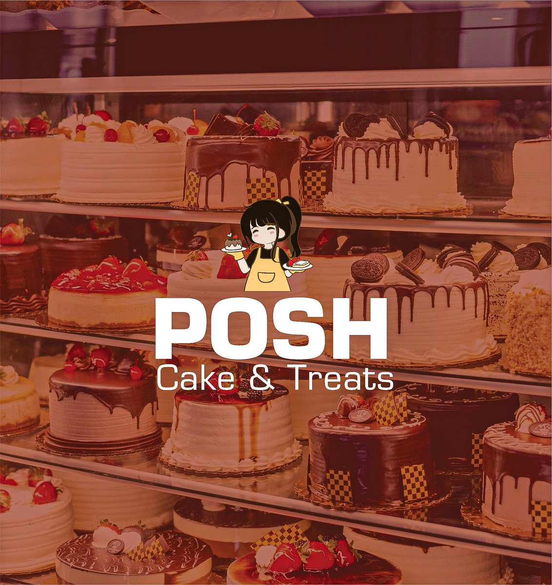 StonecodeDesign's tweet photo. A warm, memorable identity for POSH Cake &amp; Treats 🍰

Simple. Friendly. Recognizable.

#LogoDesign #BrandIdentity #GraphicDesign https://t.co/k9NpTWor0W