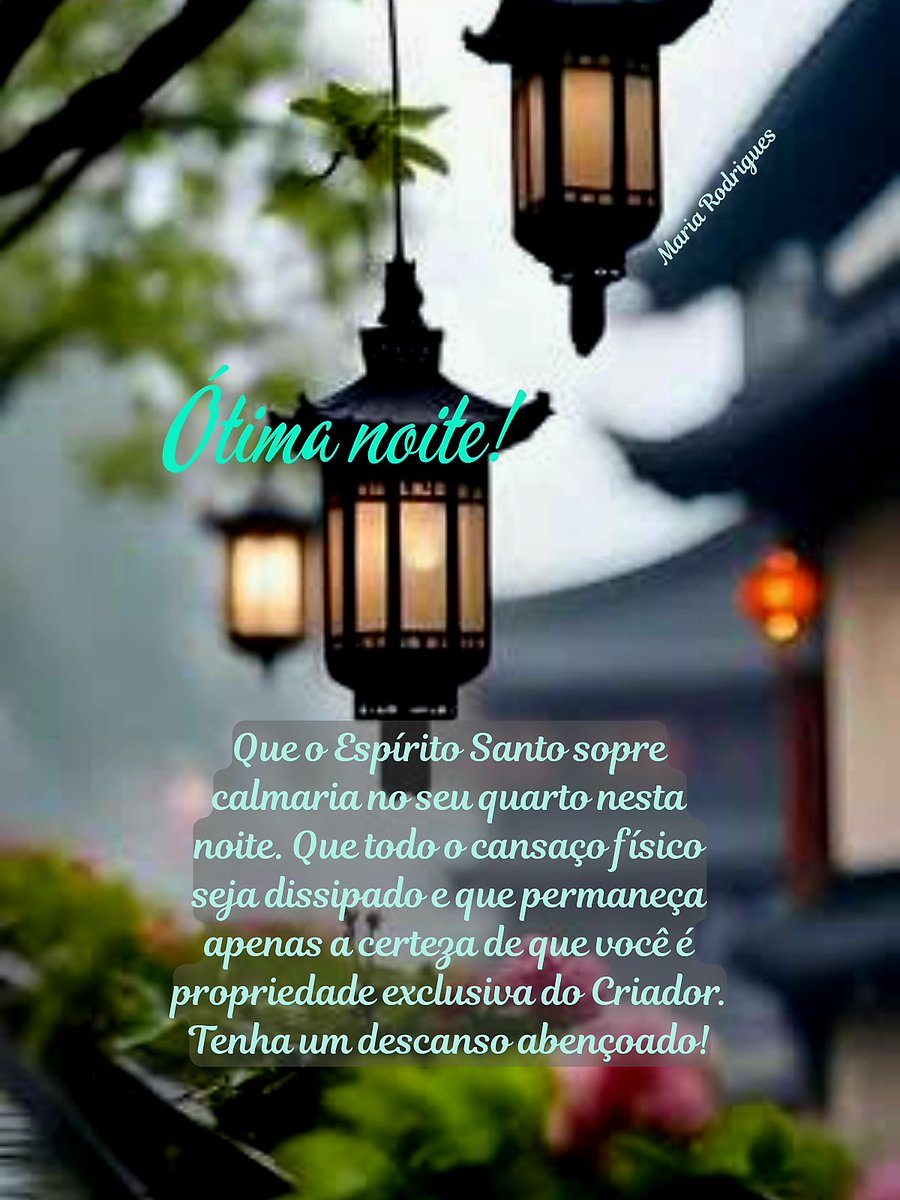 7MariaRodrigues's tweet photo. #boanoite #espíritosanto #calmaria #cansaçofísico #criador https://t.co/UiJd1OCYeP