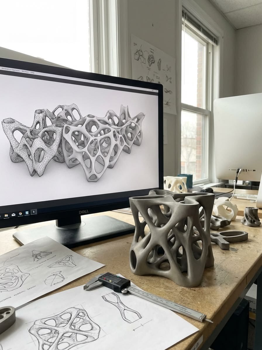 Saint_n0mad's tweet photo. topology optimization is just madness https://t.co/9avaGowUQH