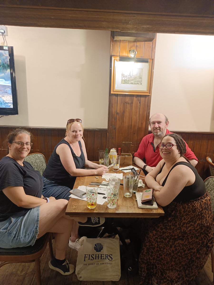 AvanFataQuiz's tweet photo. In a great July return @CompleatQuiz @Thedickensinn our victors were "Pepto Abysmal" and our jackpot was WON by "Wapping Sweaty Tits"! What a glorious duo of winning teams (and team names!)

We'll most likely be off next week due to the World Cup but book in for the 22nd to join! https://t.co/lDAbXfoKus