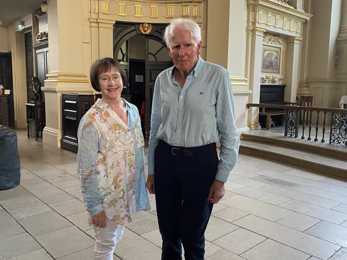 WOMATRUST's tweet photo. WOMA Trustees Mike Wooldridge and Nora Dennehy addressing a service at St Martin-in-the-Fields. We are very grateful to St Martins for its support of our work over the past few years. https://t.co/KPyAx51YrM