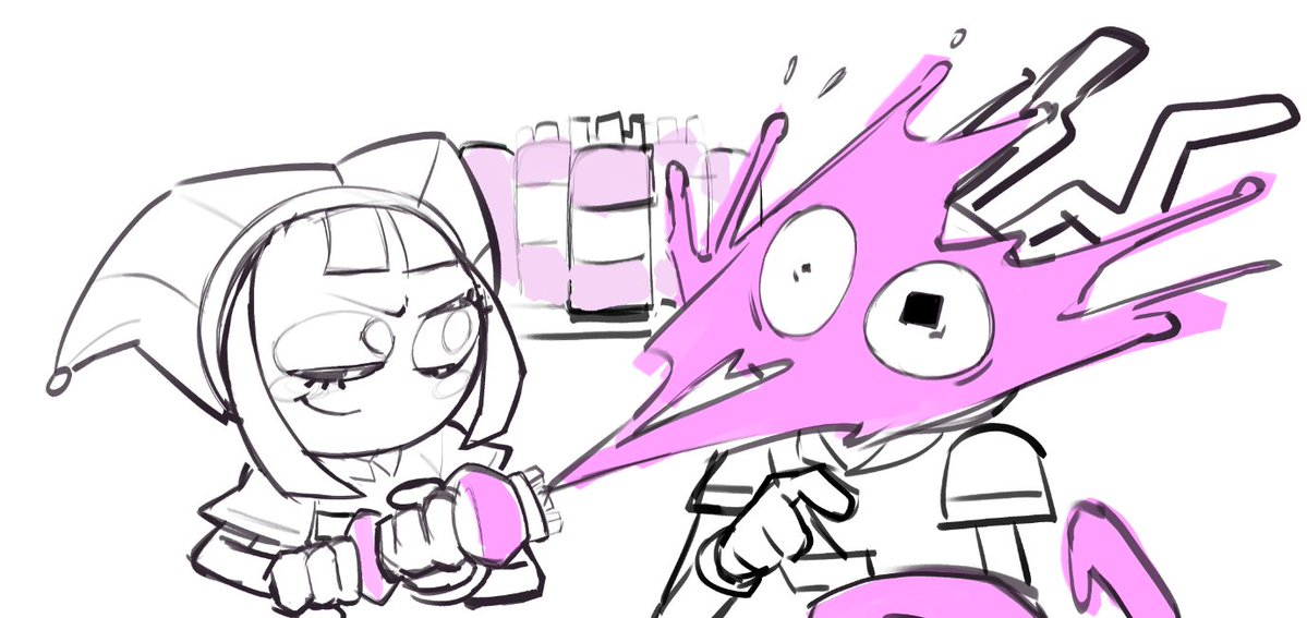 gem_septem's tweet photo. (3/?) PART 3! They're having too much fun messing with each other, but they still don't know what the stupid sauce does...
They will find out soon...
 #funnybunny #tadc https://t.co/NxWkUkPDIx