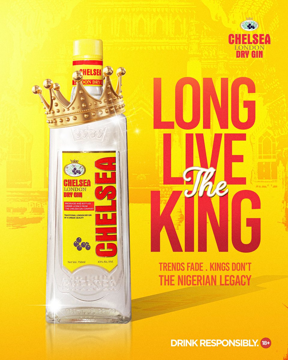 ChelseaDryGin's tweet photo. Trends will come and go.
flavours will rise, fade, and reinvent themselves.
But some names don’t compete for attention. They define it.
Chelsea London Dry Gin doesn’t shift with the moment.
it sets the tone for it.
Choose Chelsea always
#KingOfGin #ChelseaLondondrygin https://t.co/6aBbEQEWFB