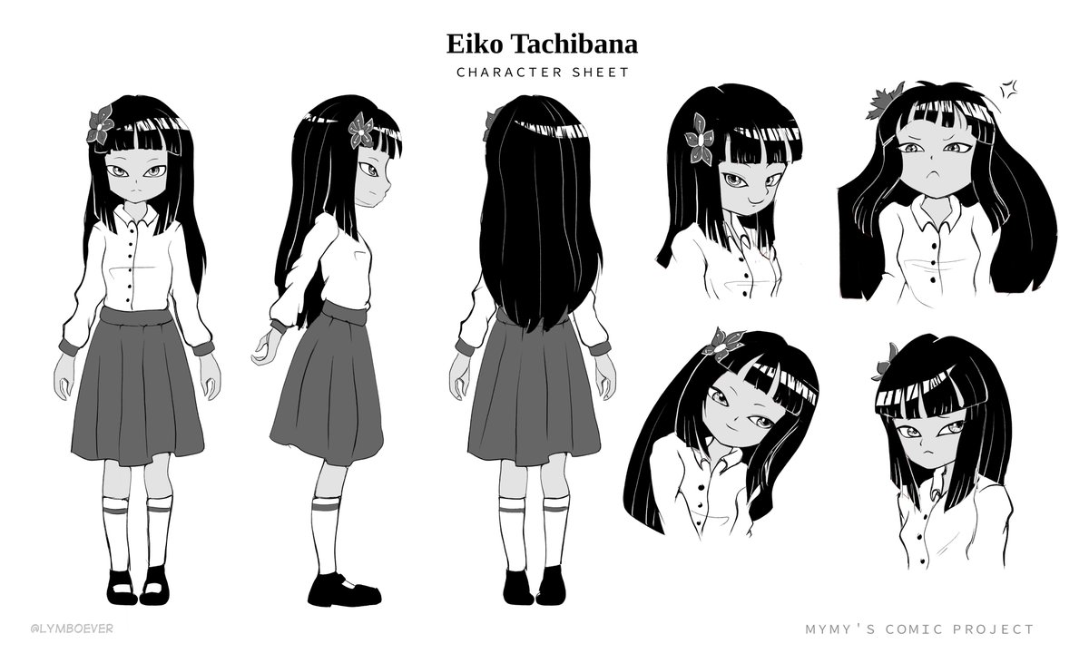 lymboever's tweet photo. #Eiko Tachibana - Character sheet
An #Mymy's comic project
#ongezellig https://t.co/1nQhHT0pM7