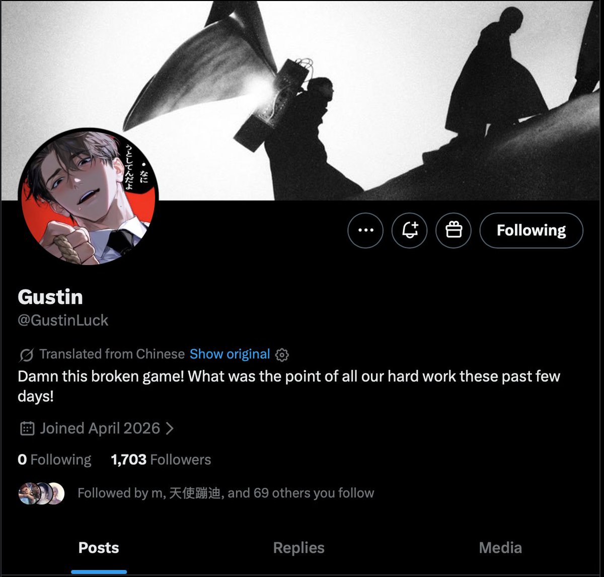 BlackRoseWrts's tweet photo. So remember what I said about the CN account that started in April and kept posting "trust me bro" updates of shit, and would never answer any of my questions and was constantly getting peoples' hopes up about Valko coming back, and when, and how?

And now the account is empty and they're 'disappointed' in the game?

'Member?

I 'member.

*sigh*