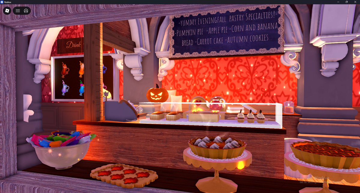 royale_cloudy89's tweet photo. THE BAKERY IS FINISHED! 🍂#royalehigh https://t.co/VhTuFrXgRO