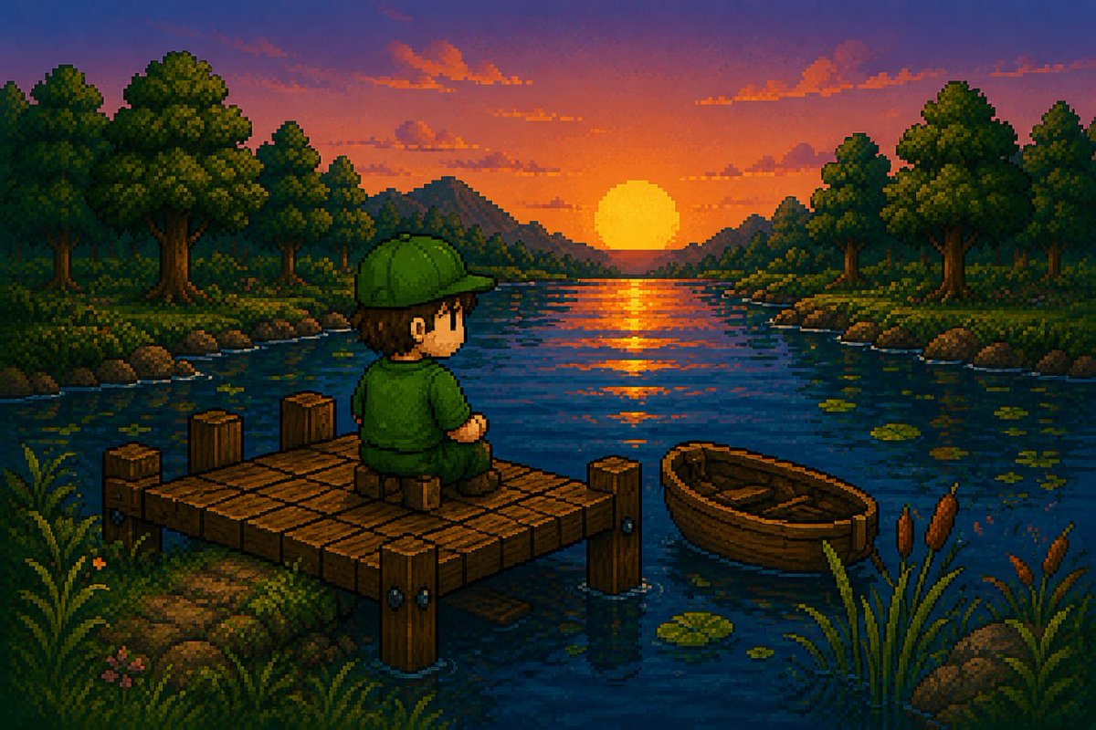 hoodpolis's tweet photo. A whole farming town just took root on Robinhood Chain.

Pixel fields, a fishing pond, a mine down the hill, chickens that actually lay eggs. All of it running in your browser, all of it shared with other players.

HoodPolis. Coming soon. 🌾 https://t.co/O5aCvJHJSN