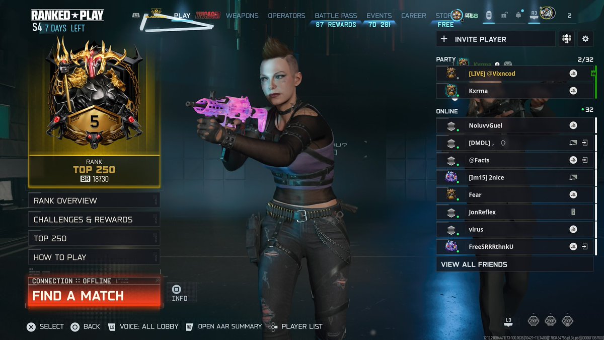 vixncod's tweet photo. FROM DROPPIN OUTTA T250 DUE TO CHEATERS TO BOUNCING BACK AND GETTING TOP 5 THIS ONLY MY FIRST RUN OUT HERE!!!! #cod #rankedplay 
https://t.co/KTbNvOf4uI https://t.co/2alvsrXMLv