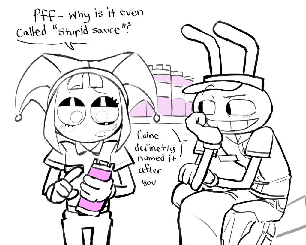gem_septem's tweet photo. (3/?) PART 3! They're having too much fun messing with each other, but they still don't know what the stupid sauce does...
They will find out soon...
 #funnybunny #tadc https://t.co/NxWkUkPDIx